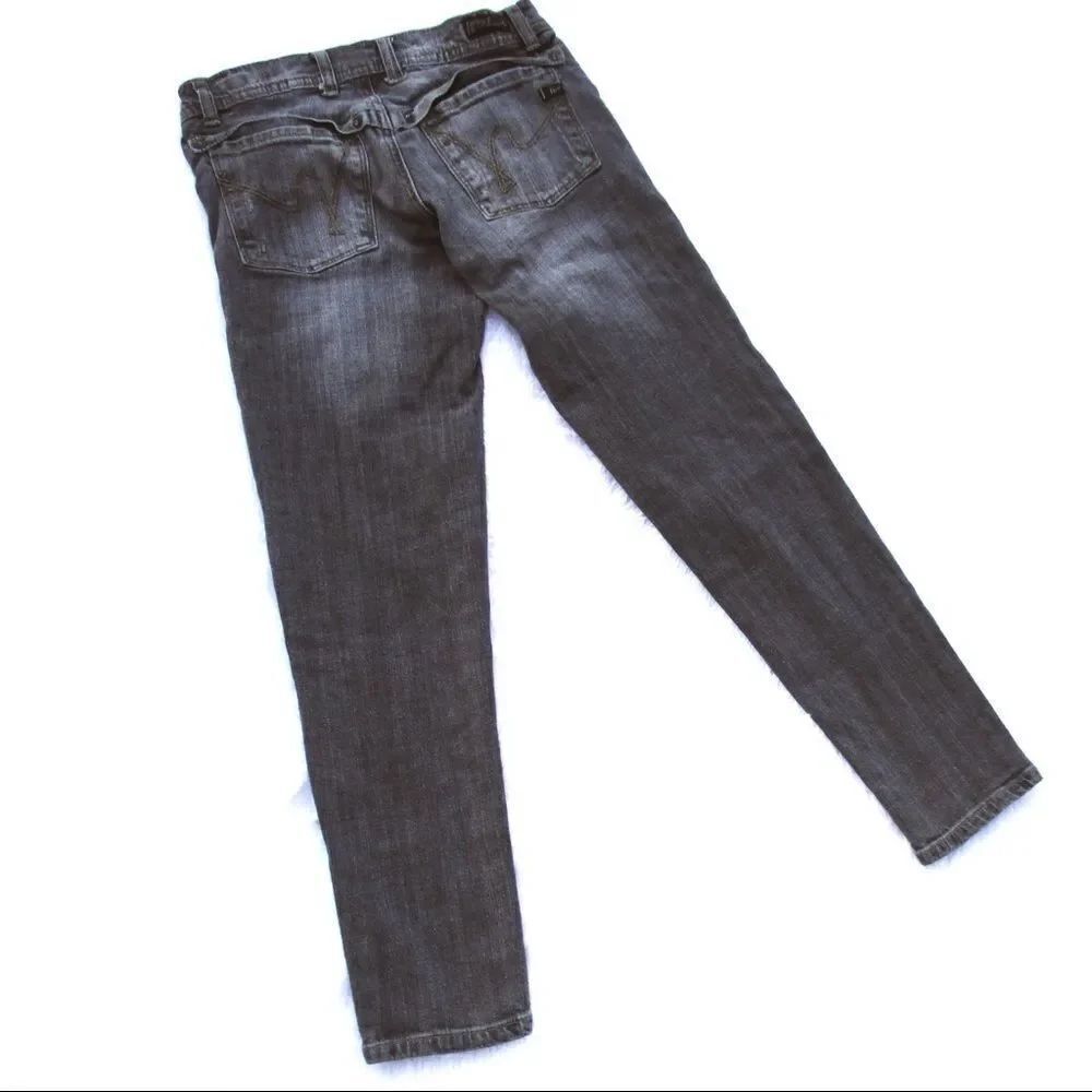 Citizens of Humanity Gray Distressed Ankle Jeans - Picture 5 of 9